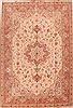 Tabriz White Hand Knotted 69 X 911  Area Rug 400-16575 Thumb 0