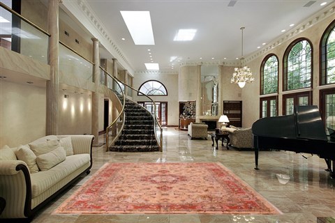Tabriz Beige Hand Knotted 68 X 910 Area Rug 400-16576 Image 1