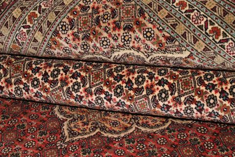 Tabriz Brown Hand Knotted 69 X 105 Area Rug 400-16578 Image 8