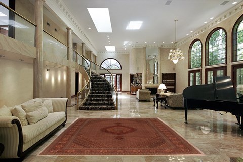 Tabriz Brown Hand Knotted 69 X 105 Area Rug 400-16578 Image 5
