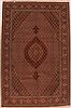 Tabriz Brown Hand Knotted 69 X 105  Area Rug 400-16578 Thumb 0
