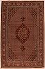 Tabriz Brown Hand Knotted 69 X 105 Area Rug 400-16578 Thumb 0