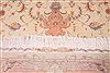 Tabriz Beige Hand Knotted 68 X 102  Area Rug 400-16579 Thumb 9