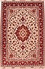 Tabriz White Hand Knotted 68 X 167  Area Rug 400-16580 Thumb 0