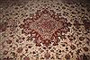 Tabriz Beige Hand Knotted 67 X 100  Area Rug 400-16581 Thumb 16