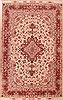 Tabriz Beige Hand Knotted 67 X 100  Area Rug 400-16581 Thumb 0