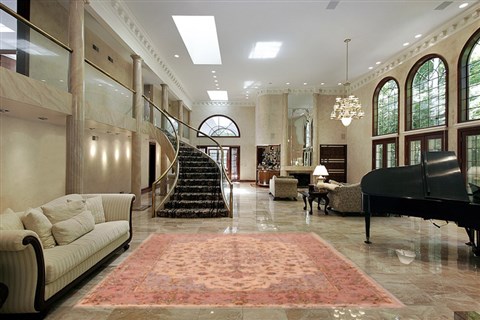 Tabriz Beige Hand Knotted 610 X 101 Area Rug 400-16582 Image 1