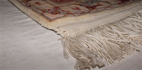 Tabriz Beige Hand Knotted 70 X 101 Area Rug 400-16583 Image 8