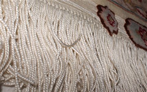 Tabriz Beige Hand Knotted 70 X 101 Area Rug 400-16583 Image 9