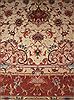 Tabriz Beige Hand Knotted 70 X 101  Area Rug 400-16583 Thumb 11