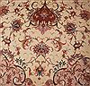 Tabriz Beige Hand Knotted 70 X 101  Area Rug 400-16583 Thumb 13
