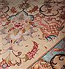 Tabriz Beige Hand Knotted 70 X 101  Area Rug 400-16583 Thumb 18