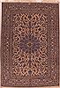 Kashan Beige Hand Knotted 610 X 101  Area Rug 400-16587 Thumb 0