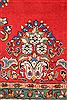 Sarouk Red Hand Knotted 84 X 119 Area Rug 400-16588 Thumb 6