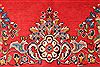 Sarouk Red Hand Knotted 84 X 119  Area Rug 400-16588 Thumb 7