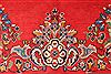 Sarouk Red Hand Knotted 84 X 119 Area Rug 400-16588 Thumb 7