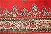 Sarouk Red Hand Knotted 84 X 119 Area Rug 400-16588 Thumb 9