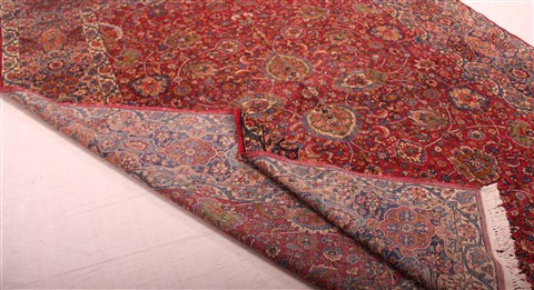 Kerman Red Hand Knotted 87 X 1110 Area Rug 400-16589 Image 10