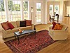 Herati Purple Hand Knotted 75 X 101 Area Rug 400-16594 Thumb 4