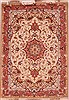 Tabriz Beige Hand Knotted 35 X 411  Area Rug 400-16595 Thumb 0