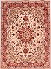 Tabriz White Hand Knotted 411 X 611  Area Rug 400-16603 Thumb 0