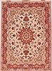 Tabriz White Hand Knotted 411 X 611 Area Rug 400-16603 Thumb 0