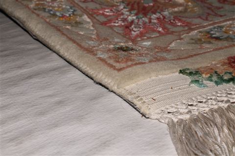 Tabriz White Hand Knotted 411 X 69 Area Rug 400-16604 Image 15