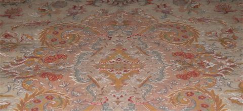 Tabriz White Hand Knotted 411 X 69 Area Rug 400-16604 Image 14