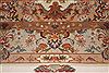 Tabriz White Hand Knotted 411 X 69  Area Rug 400-16604 Thumb 7