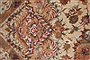 Tabriz White Hand Knotted 411 X 69  Area Rug 400-16604 Thumb 8