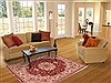 Tabriz Purple Hand Knotted 50 X 70 Area Rug 400-16608 Thumb 2