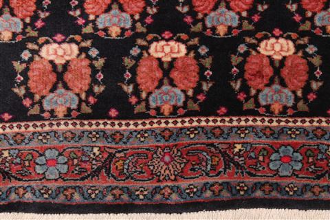 Bidjar Blue Runner Hand Knotted 29 X 63 Area Rug 400-16610 Image 6