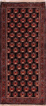 Persian Bidjar Blue Runner 6 ft and Smaller Wool Carpet 16610