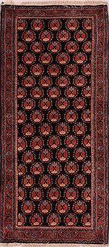 Persian Bidjar Blue Runner 6 to 9 ft Wool Carpet 16610