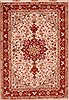 Tabriz White Hand Knotted 30 X 50  Area Rug 400-16615 Thumb 0