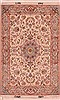 Tabriz White Hand Knotted 30 X 50  Area Rug 400-16616 Thumb 0