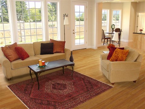 Bidjar Purple Hand Knotted 49 X 79 Area Rug 400-16618 Image 2