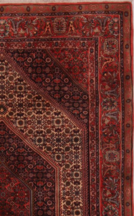 Bidjar White Hand Knotted 411 X 711 Area Rug 400-16619 Image 16