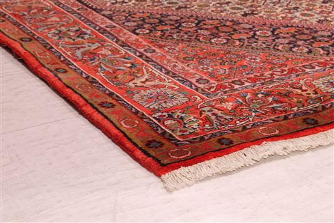 Bidjar White Hand Knotted 411 X 711 Area Rug 400-16619 Image 8