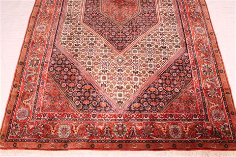 Bidjar White Hand Knotted 411 X 711 Area Rug 400-16619 Image 10