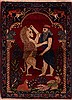 Kerman Red Hand Knotted 22 X 30  Area Rug 400-16622 Thumb 0