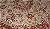 Tabriz Beige Round Hand Knotted 411 X 411  Area Rug 400-16623 Thumb 2