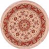 Tabriz Beige Round Hand Knotted 411 X 411  Area Rug 400-16623 Thumb 0