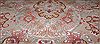 Tabriz White Oval Hand Knotted 65 X 910  Area Rug 400-16625 Thumb 7