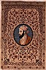 Kashan Beige Hand Knotted 35 X 53 Area Rug 400-16628 Thumb 0