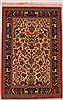 Qum Beige Hand Knotted 34 X 52  Area Rug 400-16630 Thumb 0