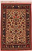 Qum Beige Hand Knotted 34 X 52 Area Rug 400-16630 Thumb 0