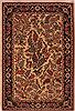Qum Beige Hand Knotted 37 X 53  Area Rug 400-16633 Thumb 0