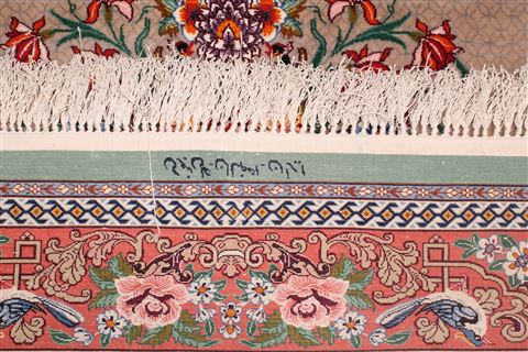 Isfahan Grey Hand Knotted 36 X 58 Area Rug 400-16634 Image 11