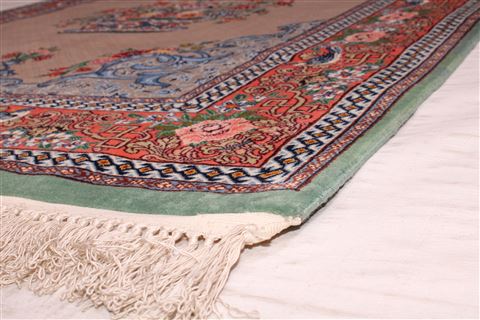 Isfahan Grey Hand Knotted 36 X 58 Area Rug 400-16634 Image 13
